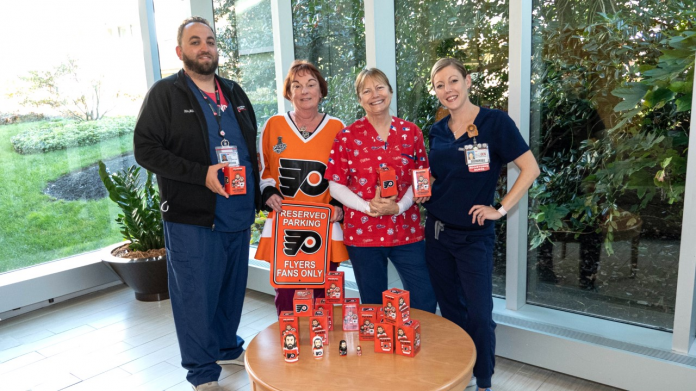 Flyers We Care Project at Fox Chase Cancer Center
