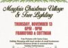 Christmas tree lighting at Frankford and Cottman
