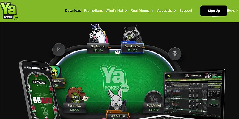 YaPoker Casino USA - Poker