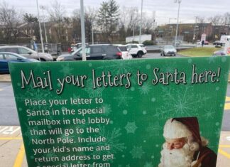 Drop off letters to Santa at Bustleton Post Office