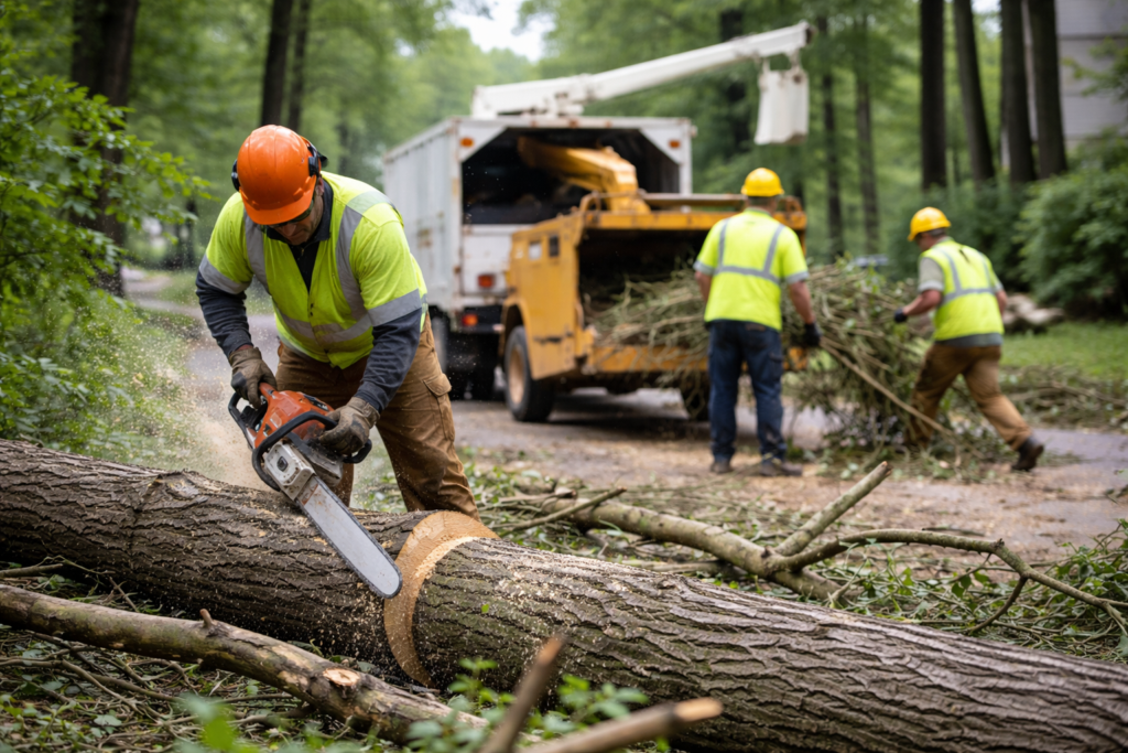 Tree Service Worker Killed During Storm Cleanup in Newtown Square